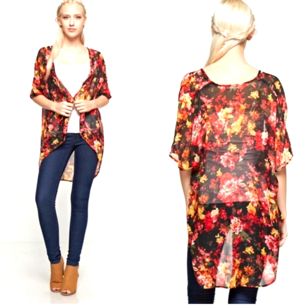 Viamor Floral Kimono Size Varies